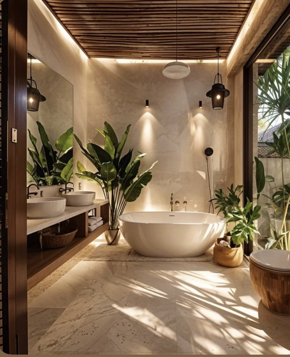 Terrazzo bathtub overview